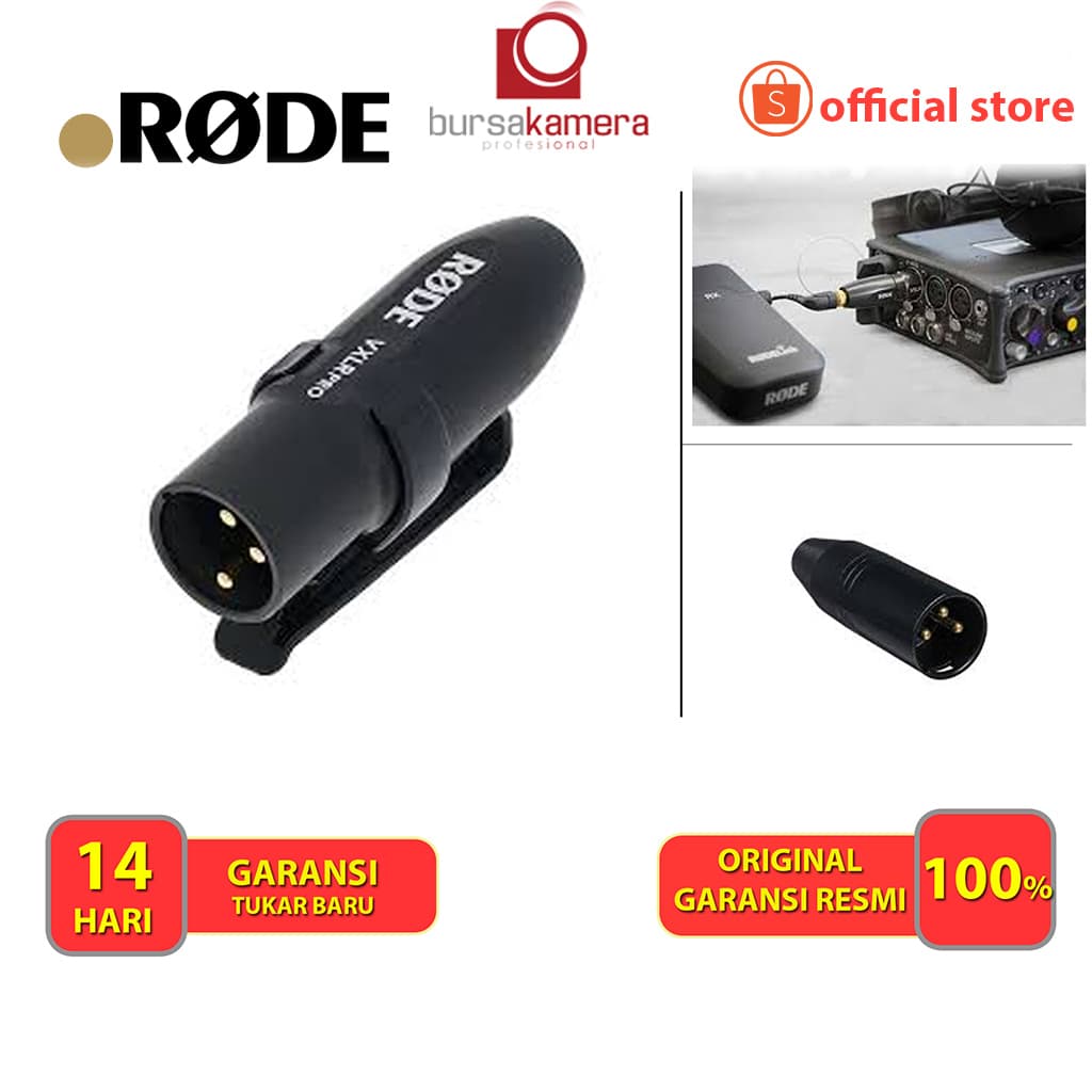 RODE VXLR 3.5mm Mini-Jack to XLR Adaptor