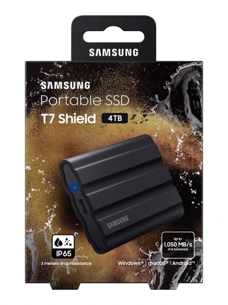 Samsung T7 Shield 4TB Portable SSD