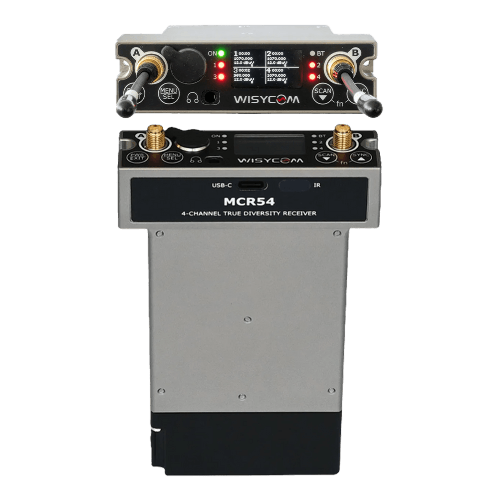 Wisycom MCR54 Quad-Channel Wireless Receiver